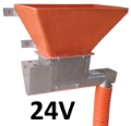 MS Distributeur d'aliment et trémie orange 24V