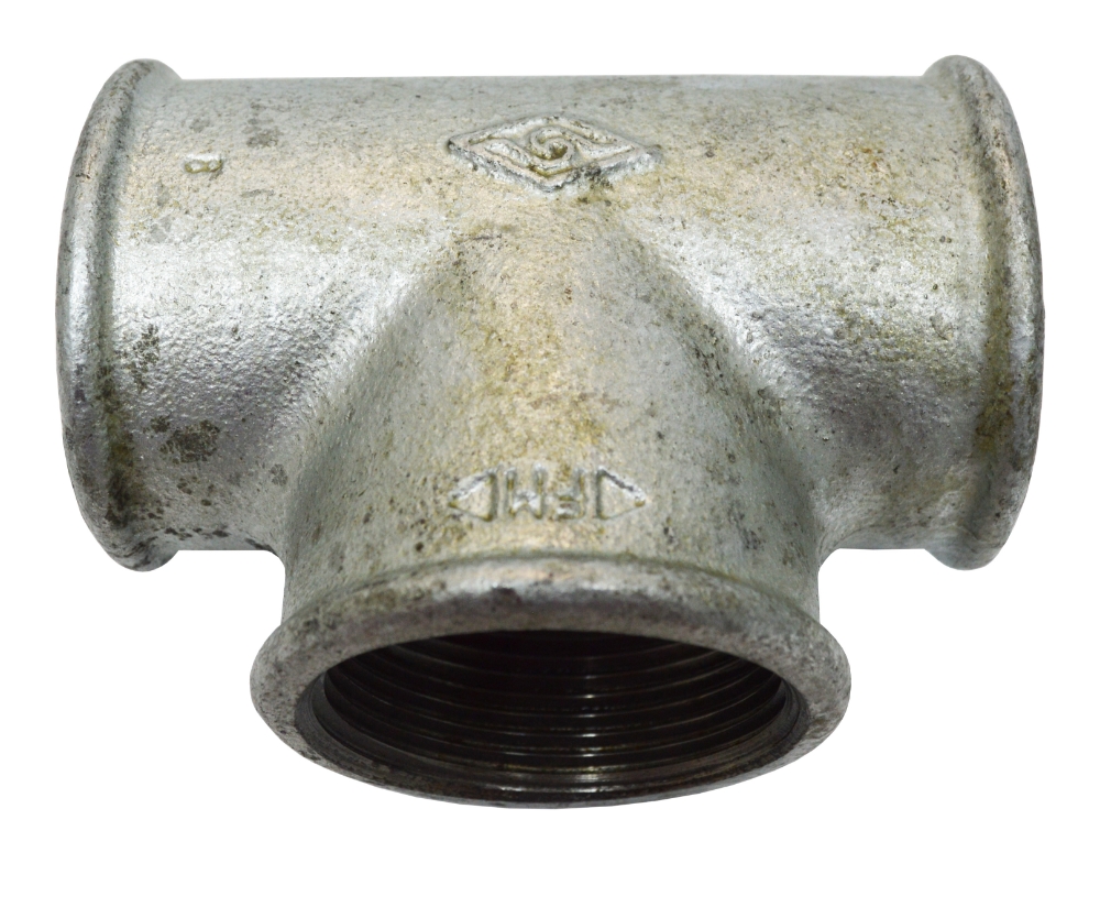 MS Té égal 1 1/2  x 1 1/2 x 1 1/2 inch BSP femelle ajustemen