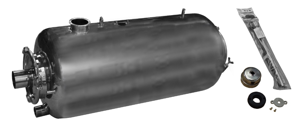 MS Ensemble extracteur 100L 76mm 1 pompe (couvercle à pince)