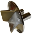 MS Couvercle 2 entrées 40mm pour extracteur GM inox