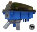 MS Capteur de débit de lait 3 pourchèvre 12V et support bleu