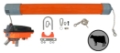 MS Capteur 3 décrochage automatique et vérin pour vache orange