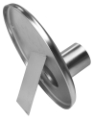 MS Couvercle 1 entrée 51mm pour extracteur GM inox