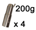 Pack Shell 200g Parallel (4) Used