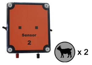 MS Capteur de débit de lait 2 poste double chèvre (pour Isol