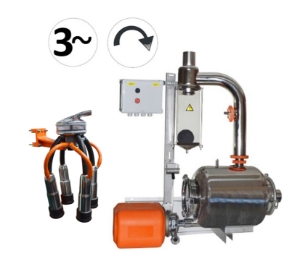 MS Extracteur complet de vidange 30L avec faisceau (triphasé