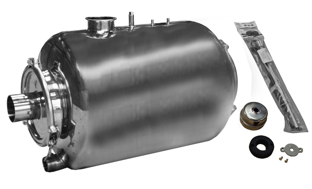 MS Extracteur 55L 76mm 1 pompe (Couvercles à pince)