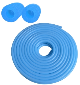 MS Rouleau tuyau en silicone bleu jumelé 7mm x 14mm x 20m 