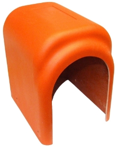 MS Cover Milk Pump Fibreglass Orange