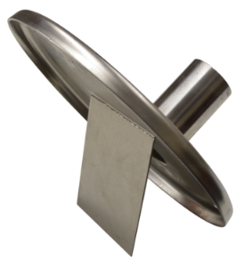 MS Couvercle 1 entrée 40mm pour extracteur GM inox