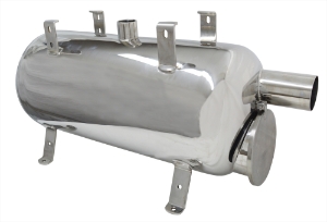 MS Intercepteur 60 litres inox avec couvercle (entrées 90mm)