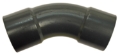 MS Coude upvc 63mm 45° gris