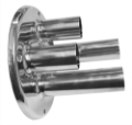 MS Couvercle 4 entrées 40mm pour extracteur GM inox