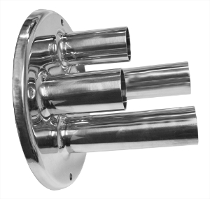 MS Couvercle 4 entrées 40mm pour extracteur GM inox