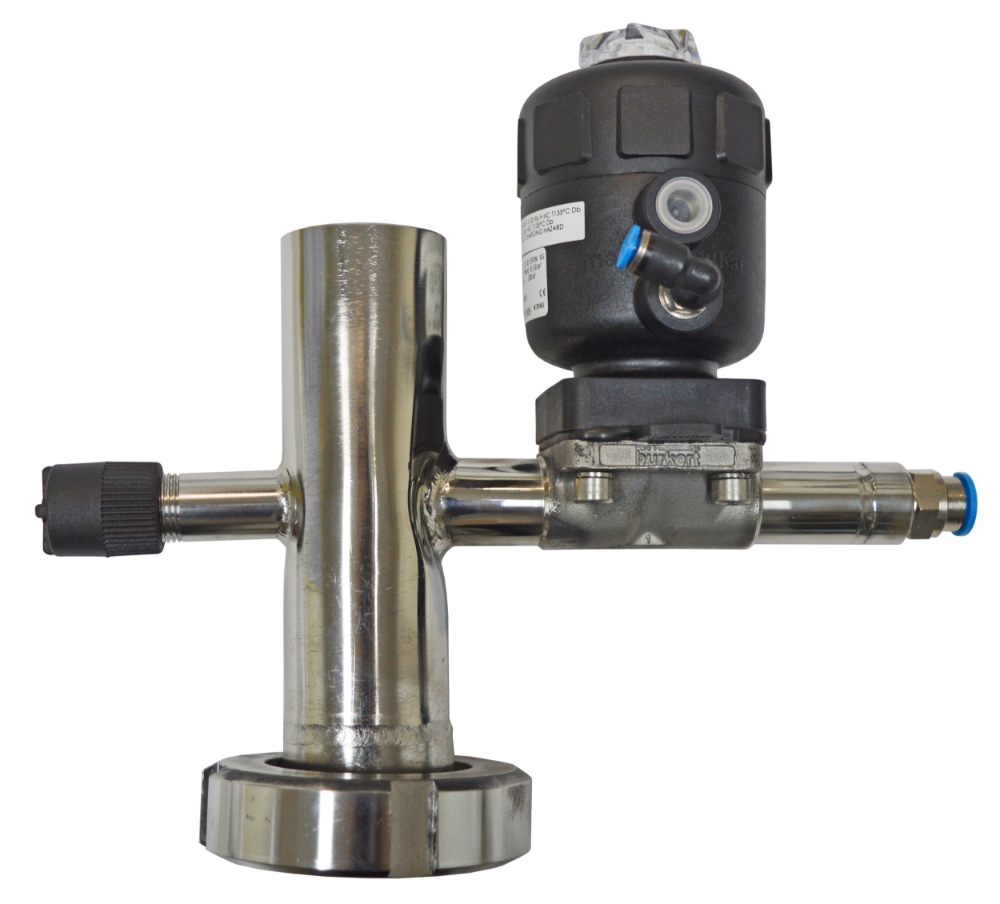 Vanne Burkert 15mm & Sortie Pompe à Lait NW40