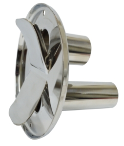 MS Couvercle 2 entrees 51mm pour extracteur GM inox