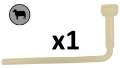 Manchon trayeur monobloc en silicone (1) (Ø20)