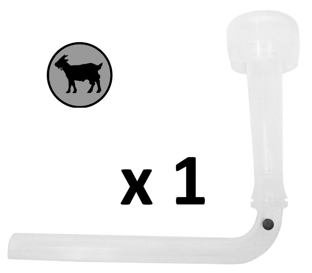 Manchon trayeur chèvre FR/Top 200LMT + purge (transparent) F